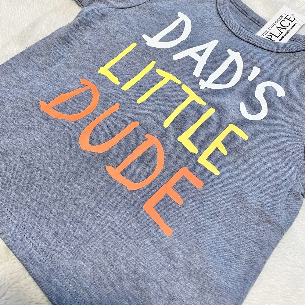 NEW The Children’s Place Boy’s DAD’S LITTLE DUDE TEE